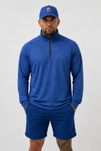 Load image into Gallery viewer, Mens Long Sleeve Activewear 3/4 Zip Top