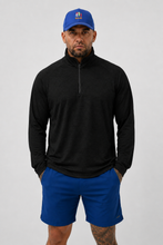 Load image into Gallery viewer, Mens Long Sleeve Activewear 3/4 Zip Top